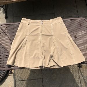 Athleta Whatever khaki skirt size 8p